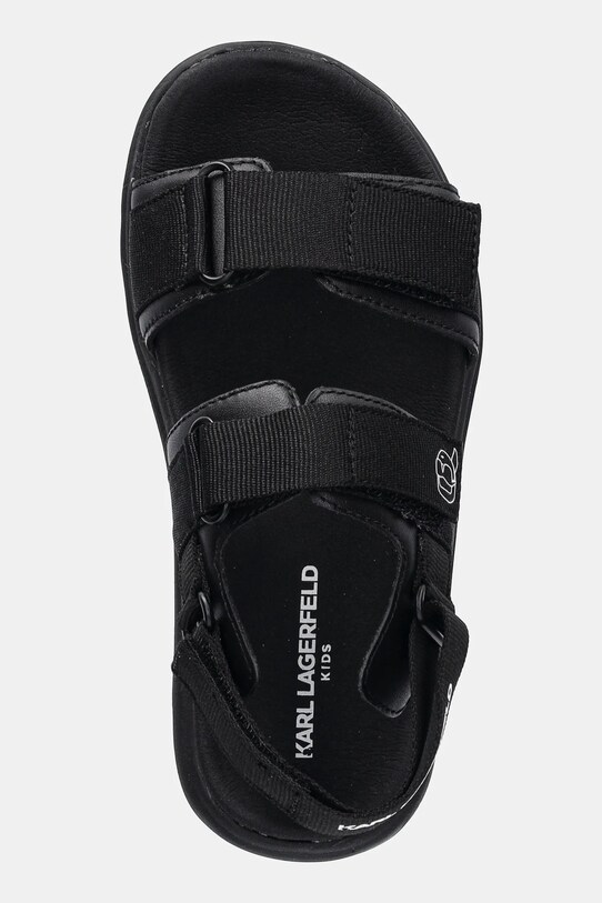 Karl Lagerfeld sandale din piele pentru copii negru Z30382.28.35
