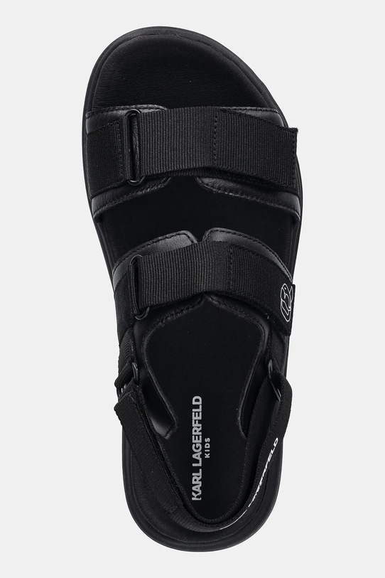 Karl Lagerfeld sandały skórzane dziecięce czarny Z30382.36.39