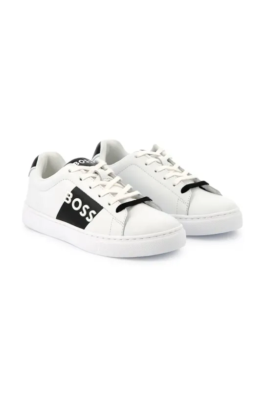 BOSS scarpe da ginnastica per bambini in pelle J51650.27.35 bianco