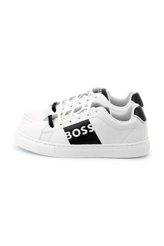 BOSS scarpe da ginnastica per bambini in pelle J51650.36.41 bianco SS25