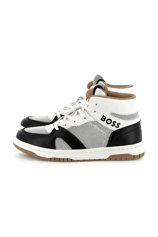 Дитячі шкіряні сандалі BOSS J51656.27.35 білий SS25