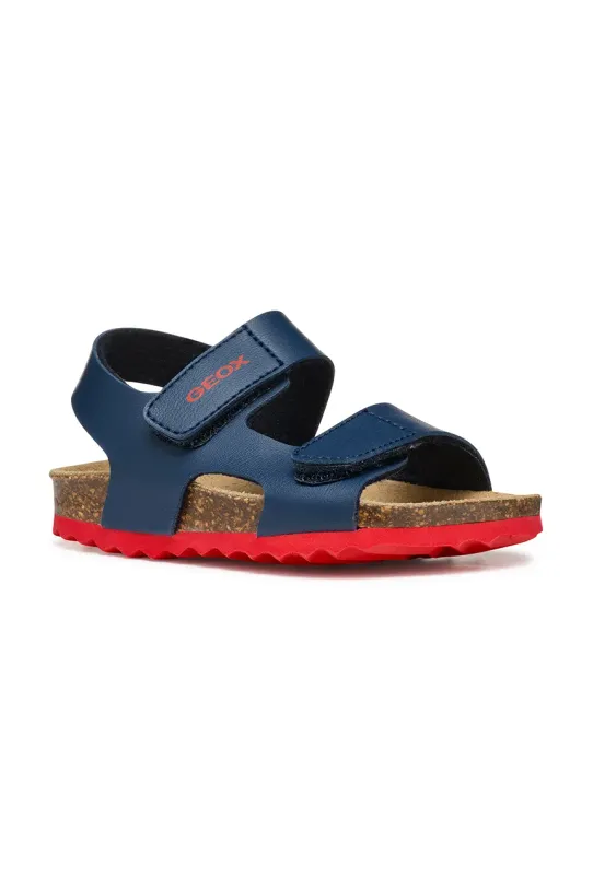 Geox sandali per bambini CHALKI finta pelle fiore blu navy B552QB.000BC.20.23