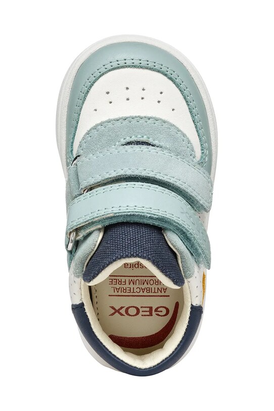 Dětské kožené sneakers boty Geox BIGLIA B554DA.08522 bílá