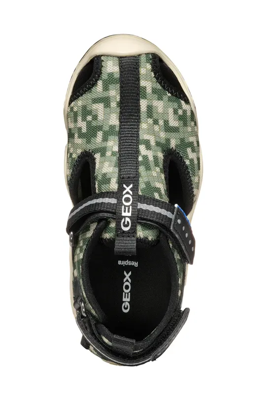 Otroški sandali Geox WADER J1530A.0002A.36.39 zelena