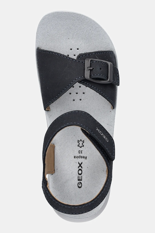 Geox sandały nubukowe dziecięce LIGHTFLOPPY granatowy J45GQD.00032.28.35