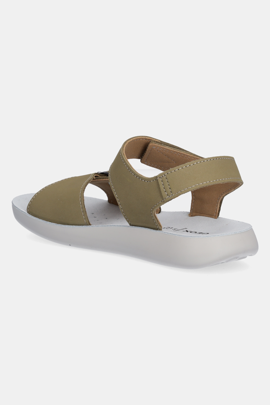 CHLAPEC Dětské nubukové sandály Geox LIGHTFLOPPY J45GQD.00032.36.39 zelená