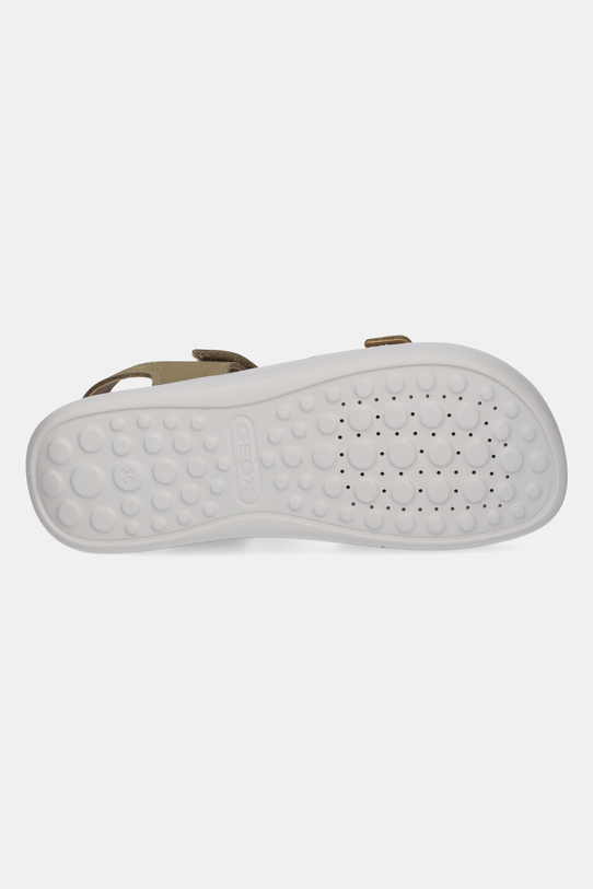 Dětské nubukové sandály Geox LIGHTFLOPPY J45GQD.00032.36.39 zelená