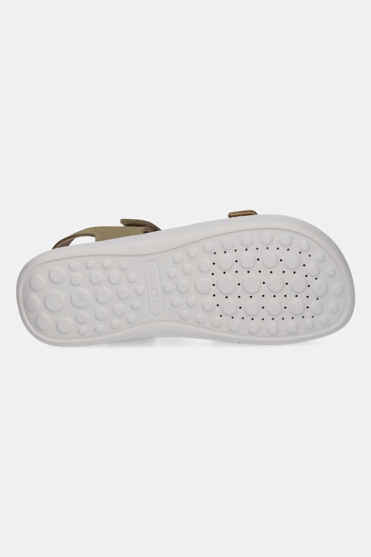 Otroški sandali iz nubuka Geox LIGHTFLOPPY J45GQD.00032.36.39 zelena