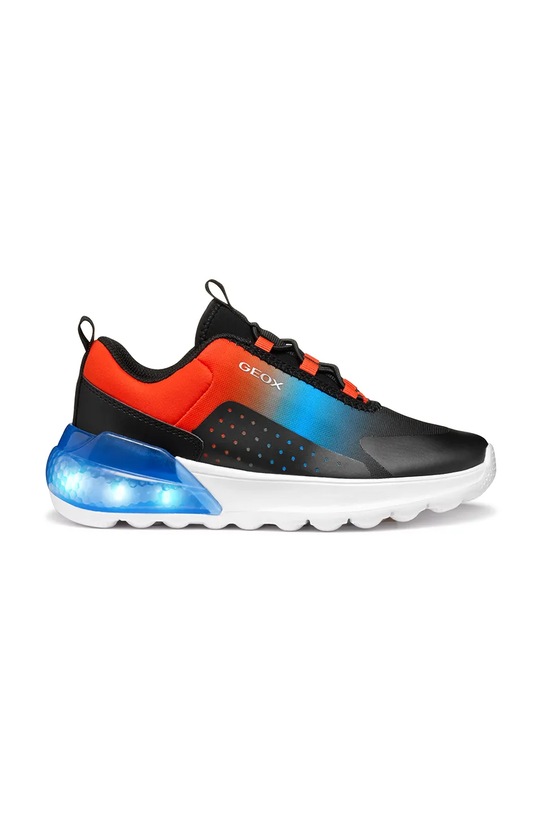 Chłopiec Geox sneakersy dziecięce ACTIVART ILLUMINUS J45LYA.02A9J.28.31 czarny