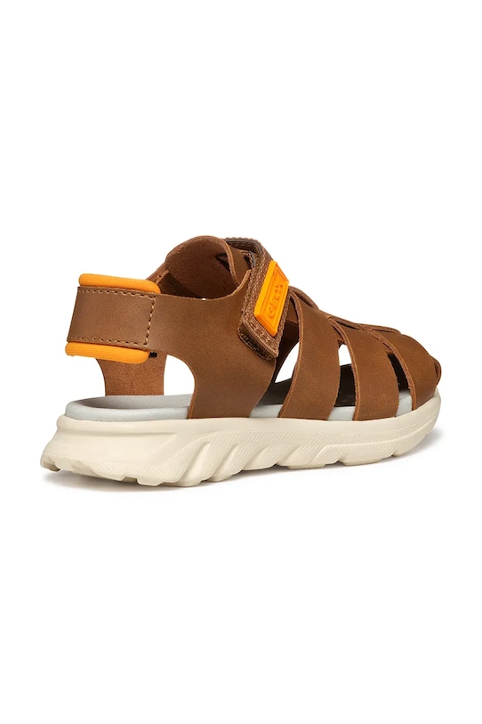 Dječaci Dječje kožne sandale Geox AIRADYUM J55F1D.0009B.24.27 smeđa