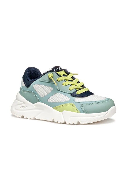 Dětské sneakers boty Geox LOFTUS textilní tyrkysová J55MQE.01454.36.39