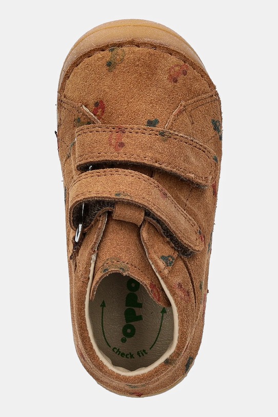 Froddo półbuty zamszowe dziecięce PAIX UP brązowy G2130346.B.21.24