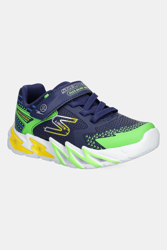 Detské tenisky Skechers FLEX-GLOW BOLT textilný modrá 400138L