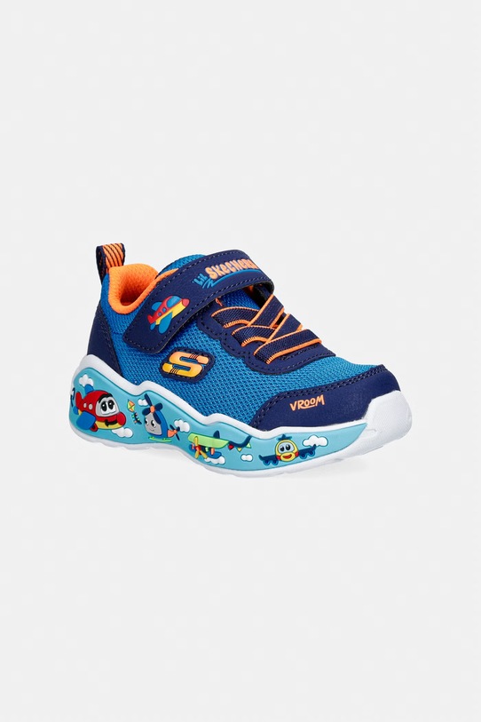 Skechers sneakers pentru copii PLAY SCENE textil bleumarin 407312N