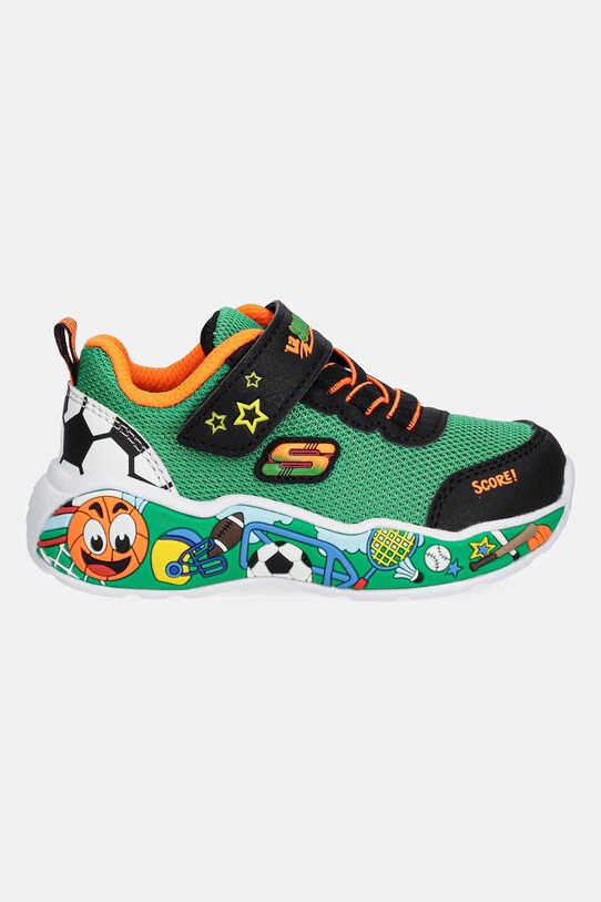 Skechers sneakersy dziecięce PLAY SCENE 407312N zielony SS25