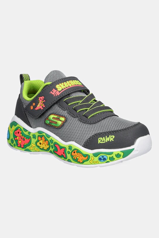 Skechers sneakers pentru copii PLAY SCENE textil gri 407312N