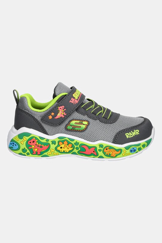 Skechers sneakers pentru copii PLAY SCENE 407312N gri SS25