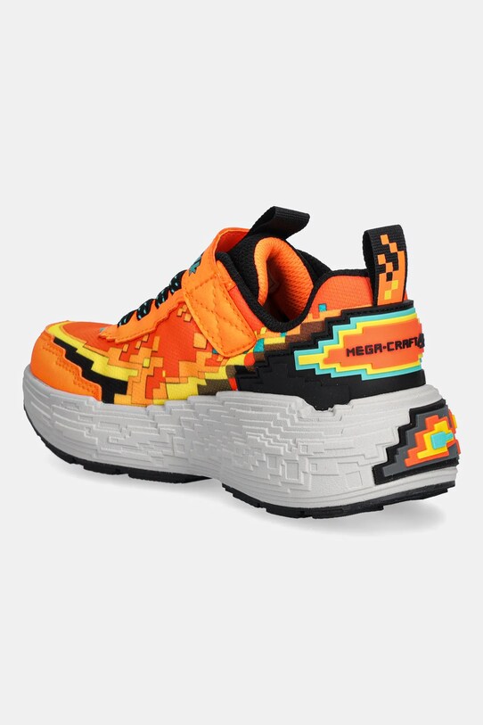 Chłopiec Skechers sneakersy dziecięce MEGA-CRAFT 4K 402160L pomarańczowy