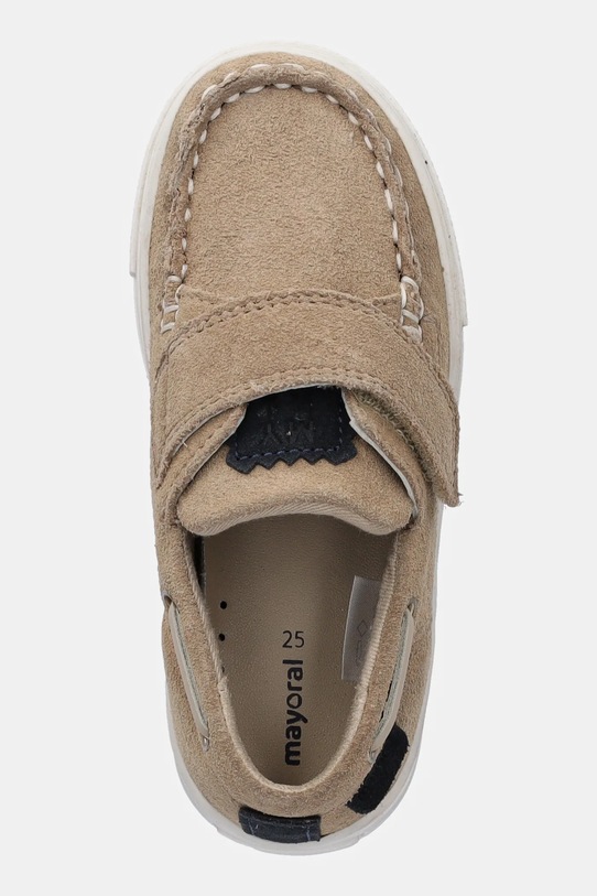 Mayoral mocasini din piele intoarsa bej 43674.82A.Kids.PPYA