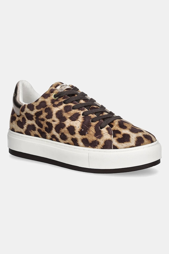 Kurt Geiger London sneakersy skórzane Laney platforma beżowy 2339139289.BROWN