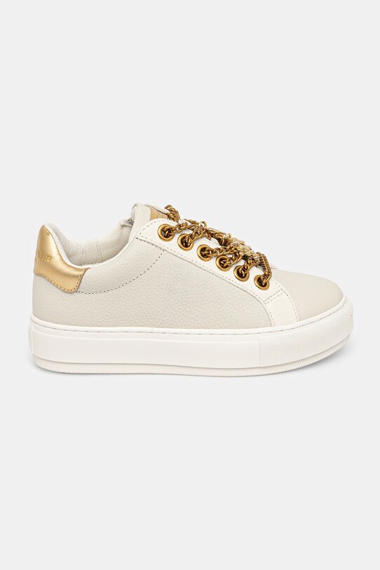 Кожени маратонки Kurt Geiger London Laney Charm 3941215109.WHITE бежов SS25