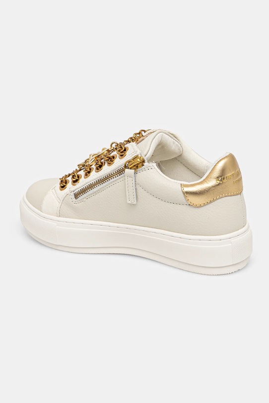 Взуття Шкіряні кросівки Kurt Geiger London Laney Charm 3941215109.WHITE бежевий