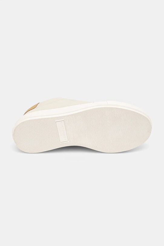 Кожени маратонки Kurt Geiger London Laney Charm бежов 3941215109.WHITE