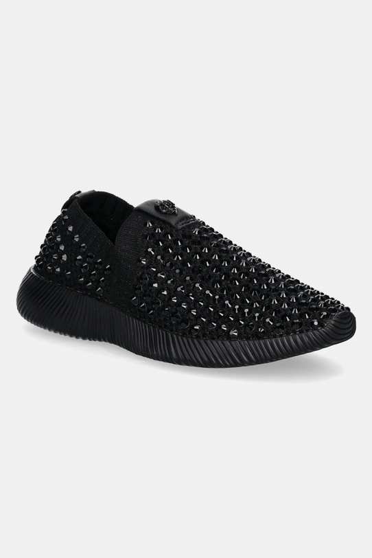 Kurt Geiger London sneakersy Lorna Crystal tekstylny czarny 3940700609.BLACK