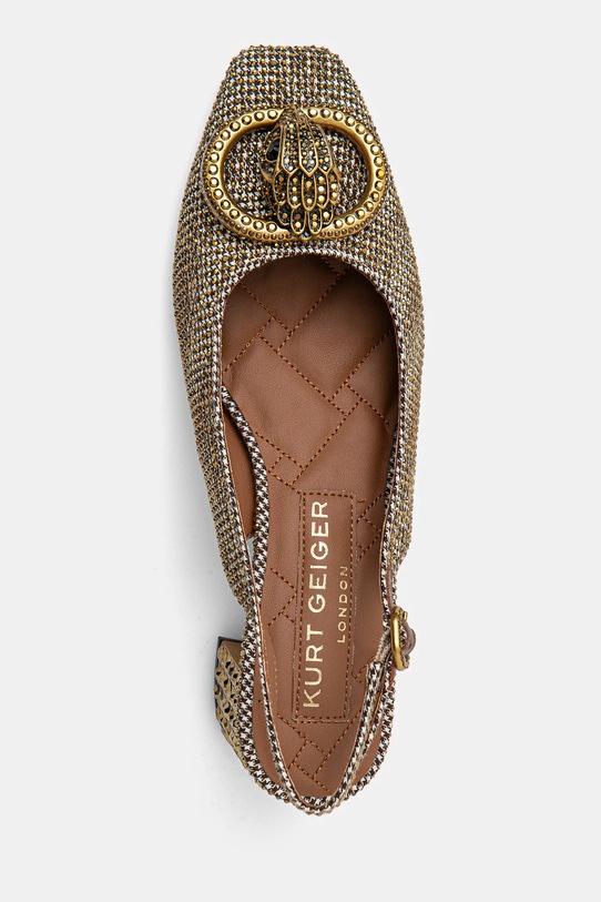 Salonke Kurt Geiger London Chelsea Block Slingback bež 3415040609.BEIGE