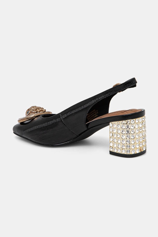 Obuwie Kurt Geiger London czółenka skórzane Chelsea Block Slingback 3415000189.BLACK czarny