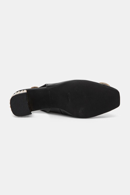 Kožené lodičky Kurt Geiger London Chelsea Block Slingback 3415000189.BLACK čierna