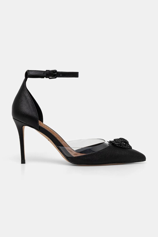 Kurt Geiger London pantofi cu toc Belgravia Vinyl High 3955700999.BLACK negru SS25