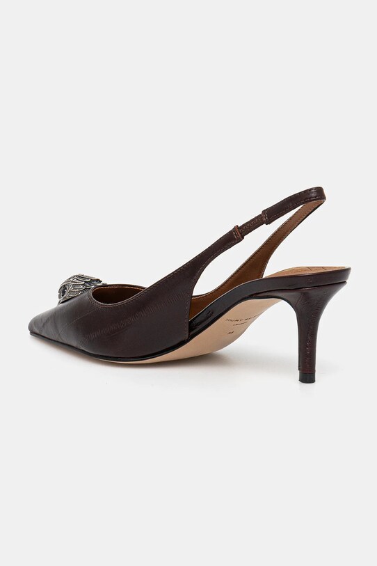 Încălțăminte Kurt Geiger London pantofi cu toc Belgravia Sling Back 9786930119.BROWN maro