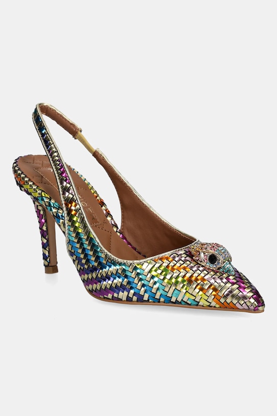 Štikle Kurt Geiger London Belgravia High Sling iznad 8 cm šarena 3422869979.MULT