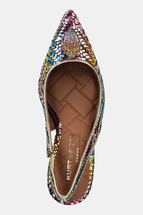 Kurt Geiger London pantofi cu toc Belgravia High Sling multicolor 3422869979.MULT