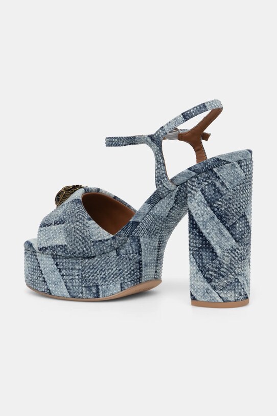 Boty Sandály Kurt Geiger London Kensington Platform Sdl 9798888669.DENIM modrá