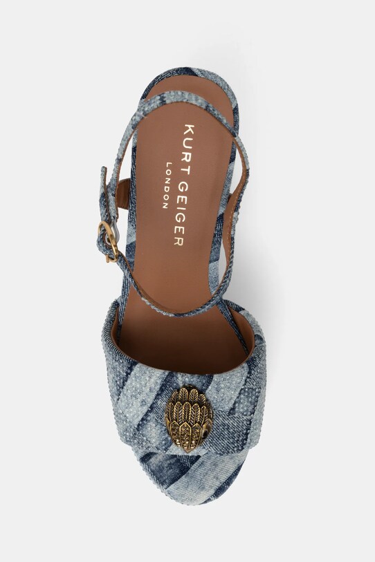 Kurt Geiger London szandál Kensington Platform Sdl kék 9798888669.DENIM