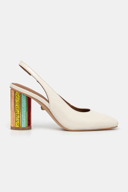 Туфлі Kurt Geiger London Perspex Heel Sling 3968541309.BONE бежевий SS25