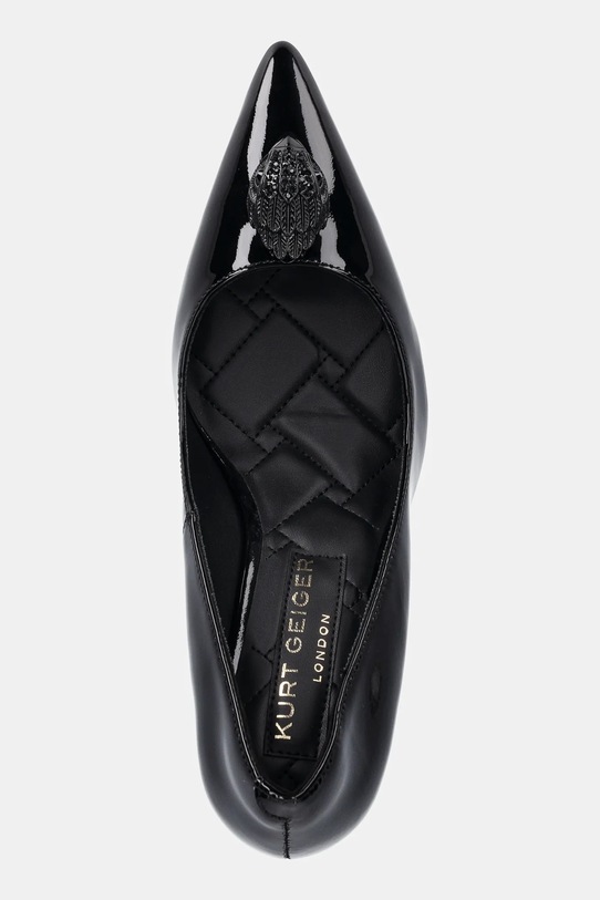 Kurt Geiger London stilettos de piele Belgravia Eagle Court negru 3939900109.BLACK