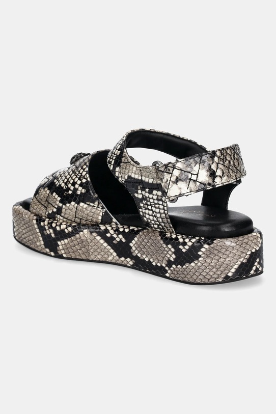 Boty Kožené sandály Kurt Geiger London Onyx Flatform 3940639719.BROWN béžová