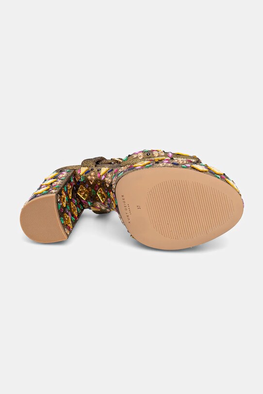 Kurt Geiger London sandale Kensington Platform Sandal 9798866609.GOLD aur