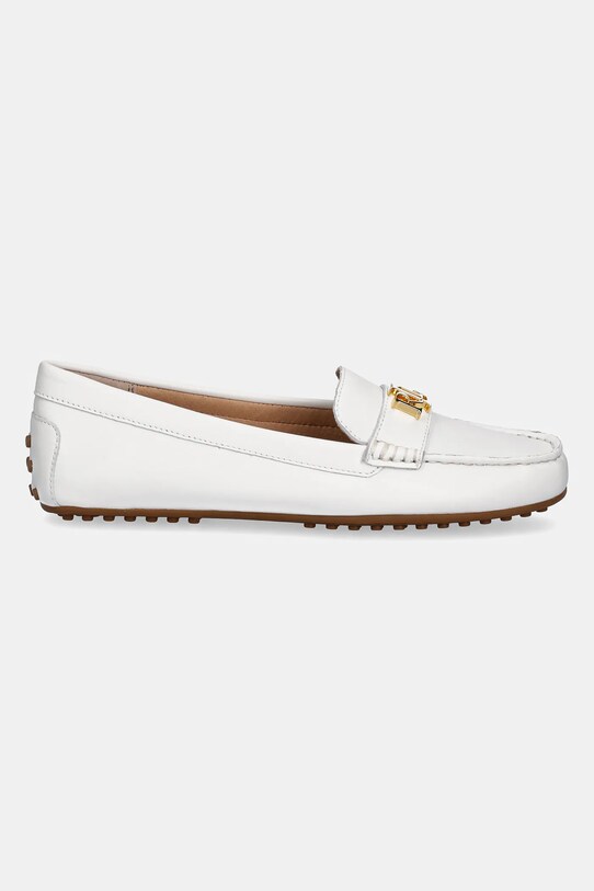 Lauren Ralph Lauren mocasini de piele Barnsbury 802852847024.100 alb SS25