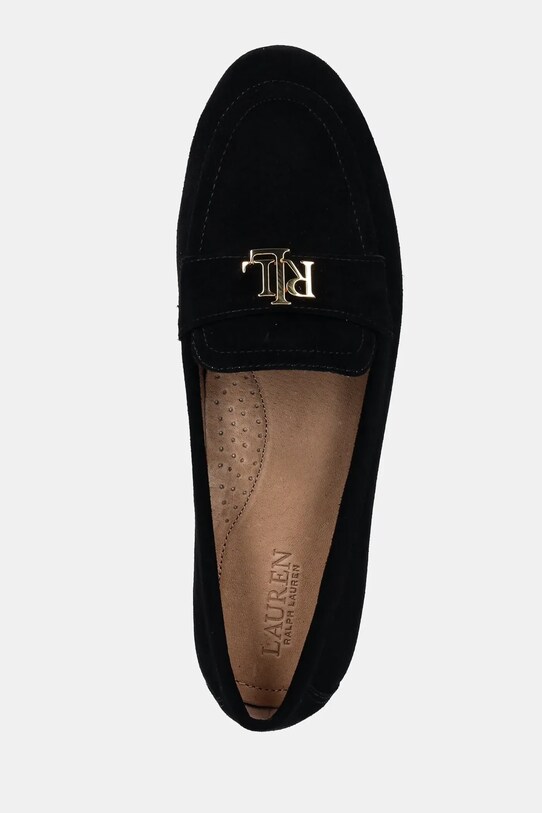 Lauren Ralph Lauren mocasini din piele intoarsa Averi III negru 802946809005.001