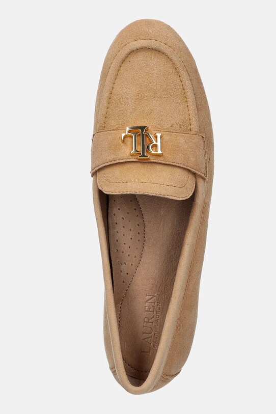 Замшеві мокасини Lauren Ralph Lauren Averi III бежевий 802946809007.101