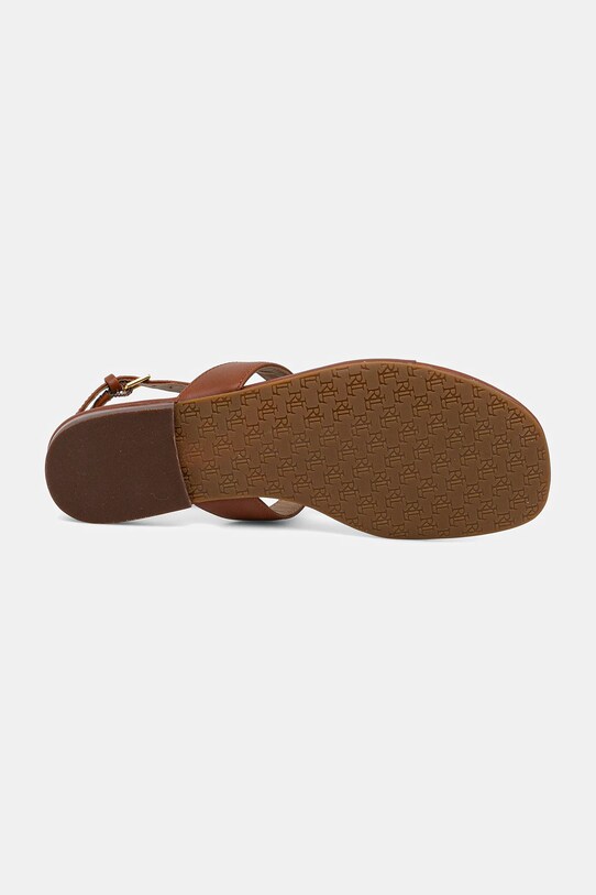Δερμάτινα σανδάλια Lauren Ralph Lauren Everley 802959145002.200 καφέ