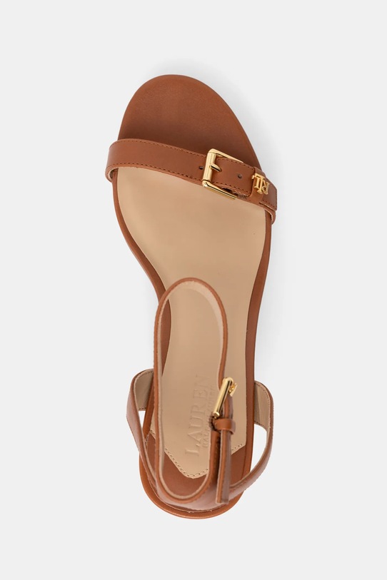 Кожени сандали Lauren Ralph Lauren Melissah кафяв 802959162002.200