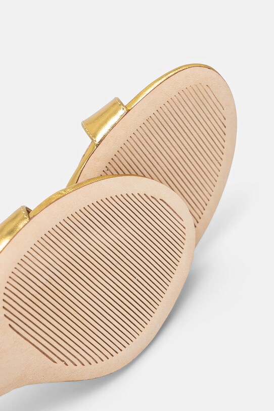 Lauren Ralph Lauren bőr szandál Allie Mid 802978207001.710 arany