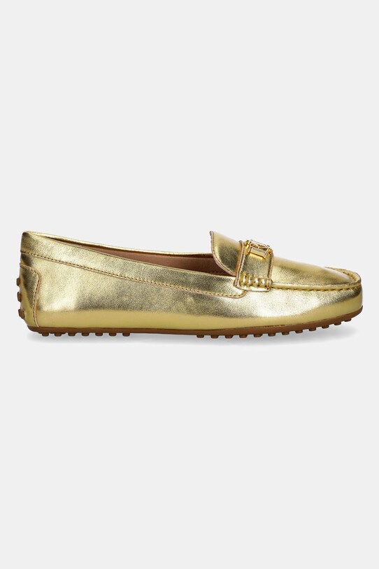 Kožené mokasíny Lauren Ralph Lauren Barnsbury 802959222001.710 zlatá SS25