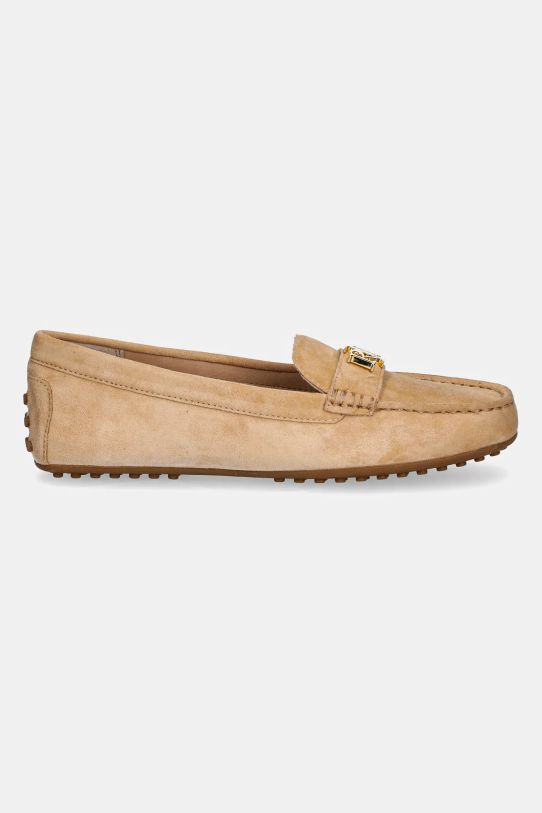 Lauren Ralph Lauren mocasini din piele intoarsa Barnsbury 802821629026.101 bej SS25