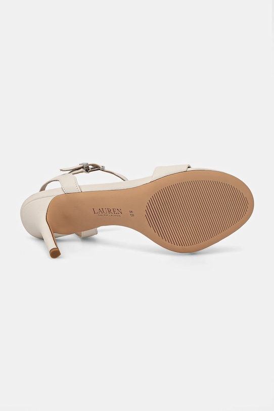 Шкіряні туфлі Lauren Ralph Lauren Gwen бежевий 802940727005.100